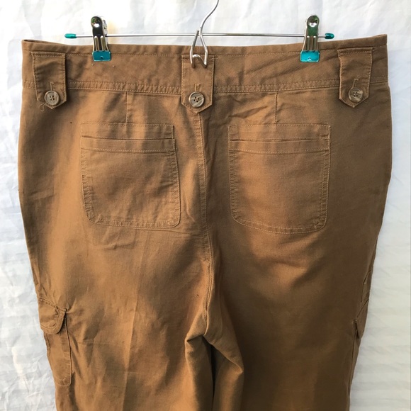 Venezia linen/cotton Bermuda cargo plus sz 16 - Picture 8 of 9
